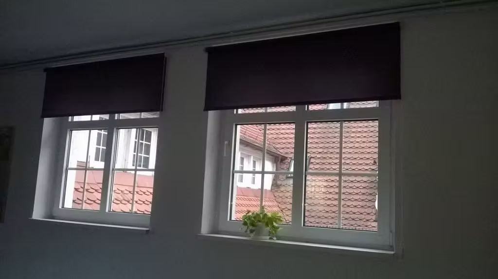 Rolety Gdańsk - wolnowisząca ciemno szara